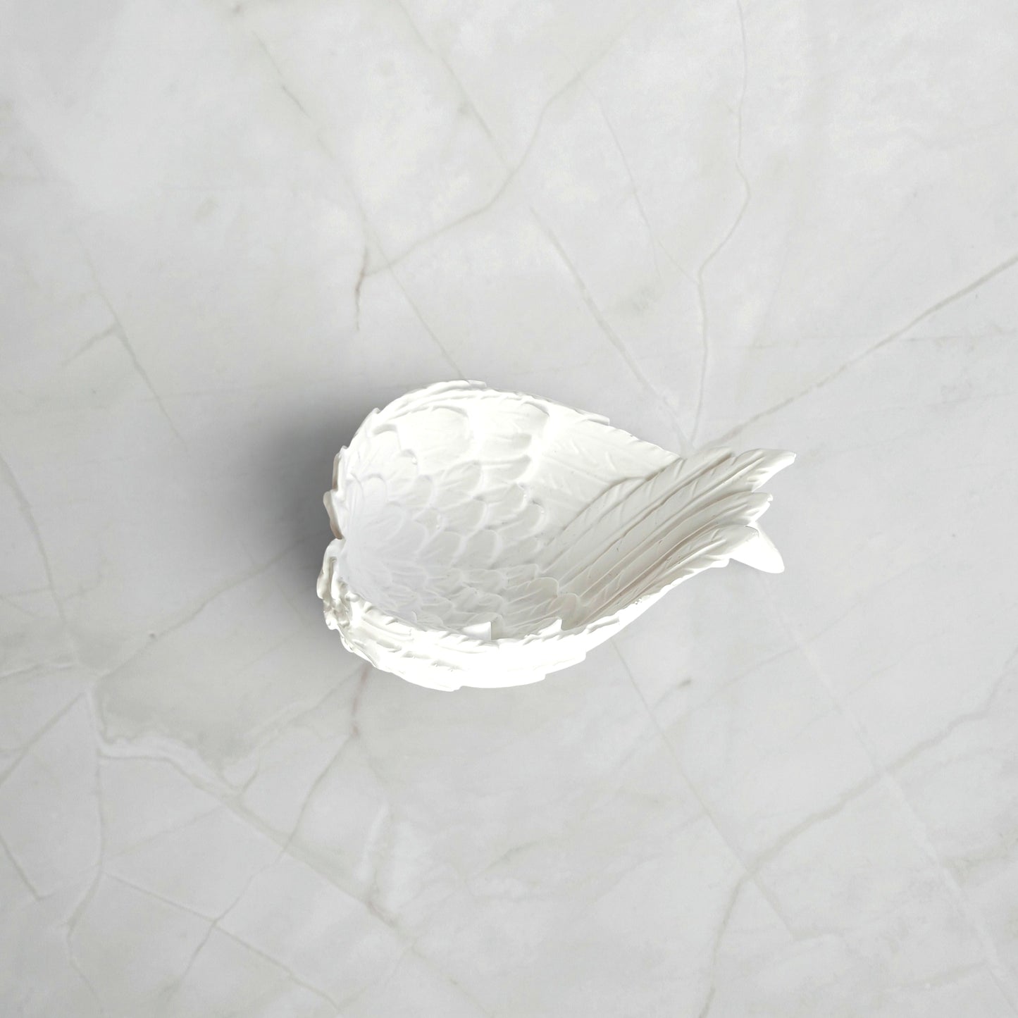 Dekoschale Engelsflügel Gießkeramik