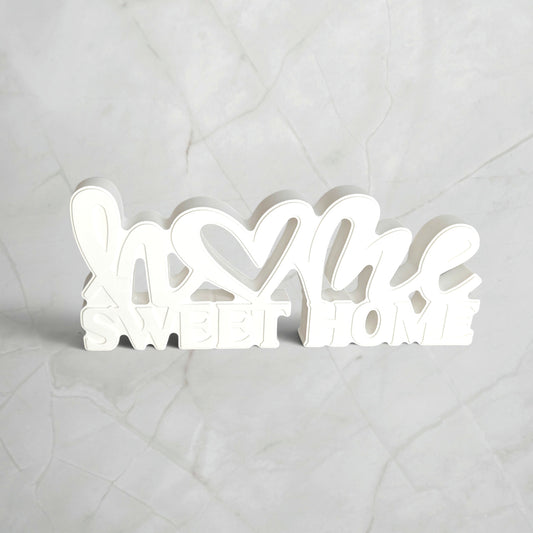 Home Sweet Home aus Gießkeramik