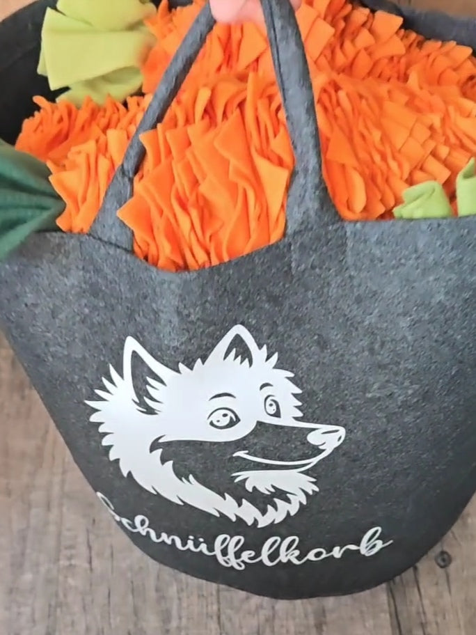 Schnüffelkorb aus Filz